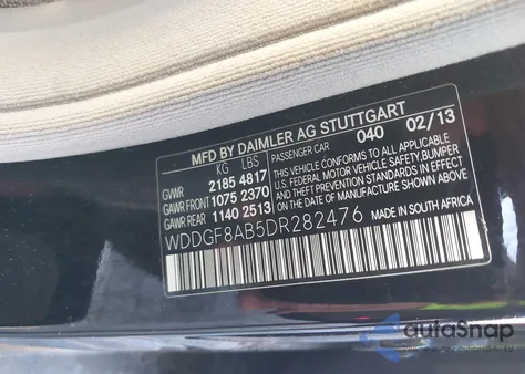 2013 Mercedes-Benz C 300 Sport 4Matic from USA, damaged, VIN WDDGF8AB5DR282476